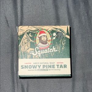 Dr. Squatch Snowy Pine Tar Soap